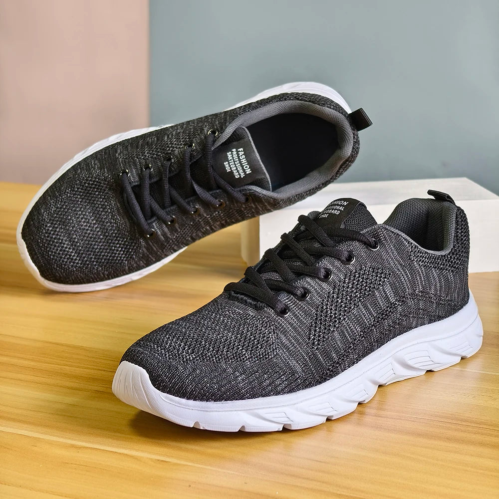 Breathable Mesh Men Sneakers Plus Size 39-46 Sport Casual Shoes For Men Lightweight Cushioning Walking Shoes - Buy online at  Vibe In Cart.