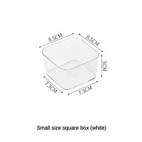 Transparent Plastic Storage Organizers Set for Drawers