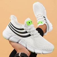 Comfortable Men's Running Shoes Summer Mesh Breathable Lightweight Outdoor Tennis Shoes Fashionable Versatile Balanced Sneakers - Buy online at  Vibe In Cart.