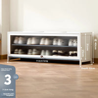 Multi-Layer Shoe Cabinet with Dustproof Large-Capacity Design