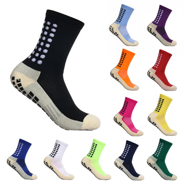 MagiMobo Grip Football Socks Glue Dispenser Men Mid Calf Socks Non Slip Running Sports Socks - Buy online at  Vibe In Cart.