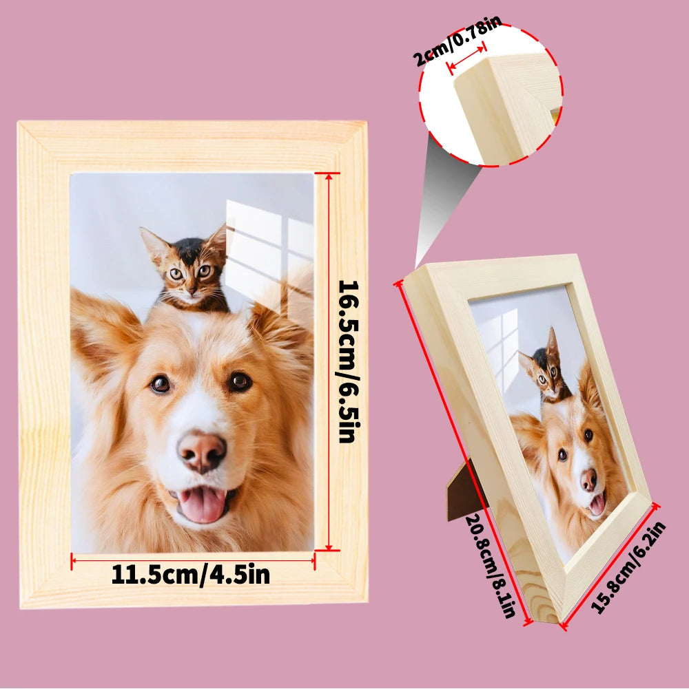 1pc custom photo frame,Multiple size options，Can be wall-mounted picture frames,Personalized commemorative gift，home decorations - Buy online at  Vibe In Cart.