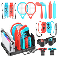 All In One for Switch/Switch OLED Sports Game Accessories Kit for Switch Set Storage Stand for N-Switch - Buy online at  Vibe In Cart.