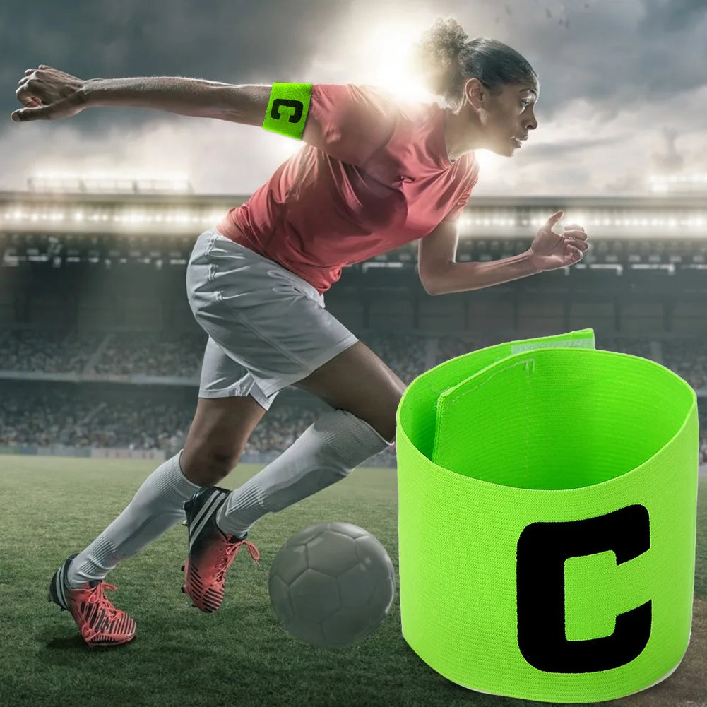 Football Captain Armband Professional Captain Arm Band Bracelet Adjustable Bright Color Soccer Training Accessories - Buy online at  Vibe In Cart.