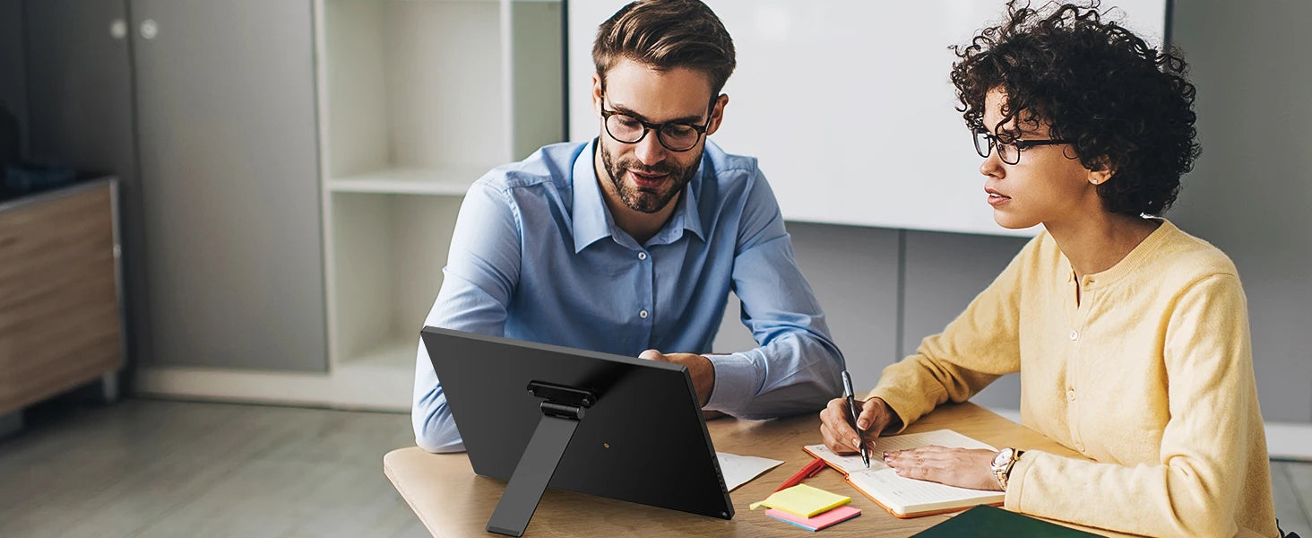 Adjustable Monitor Stand with VESA 75x75mm for 13-24 Inch Monitors