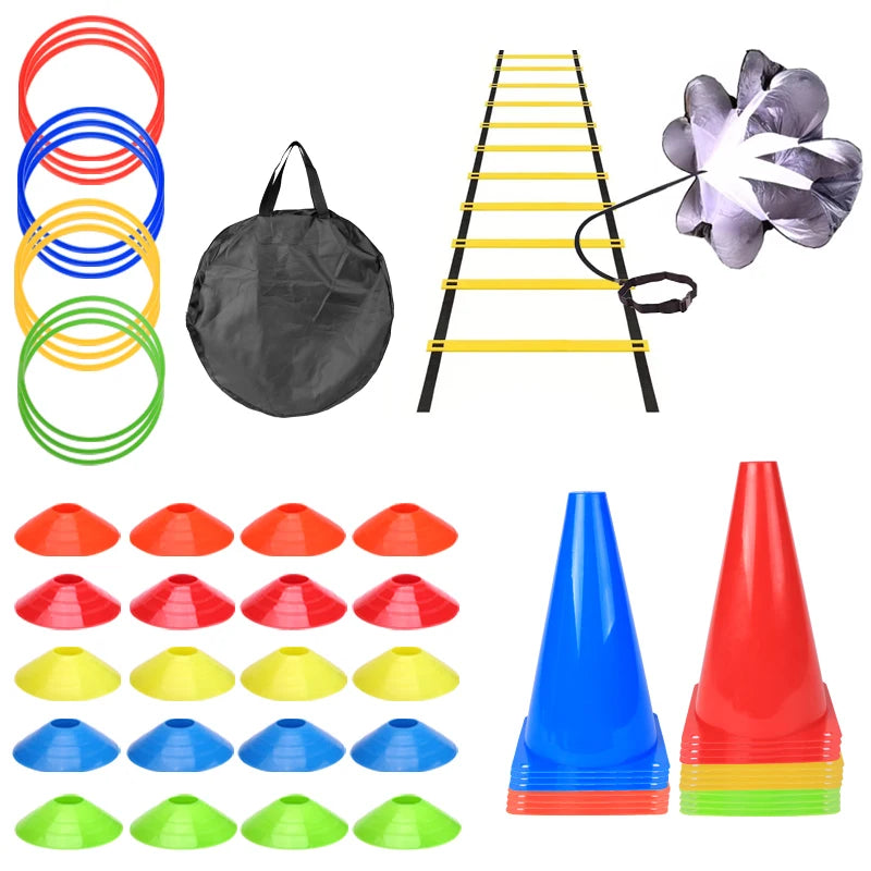 1 Set Of Soccer Speed Quickness Agility Training Set Agility Ladder, (19.6 ft Long With 12 Rungs) - Buy online at  Vibe In Cart.