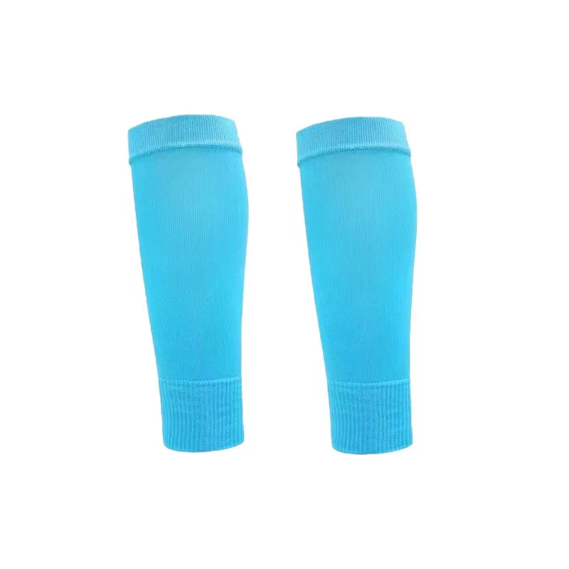 1 Pair Hight Elasticity Soccer Protective Socks Without Feet Kids Adults Shin Pads Guard For Football Sport Leg Support Sleeves - Buy online at  Vibe In Cart.