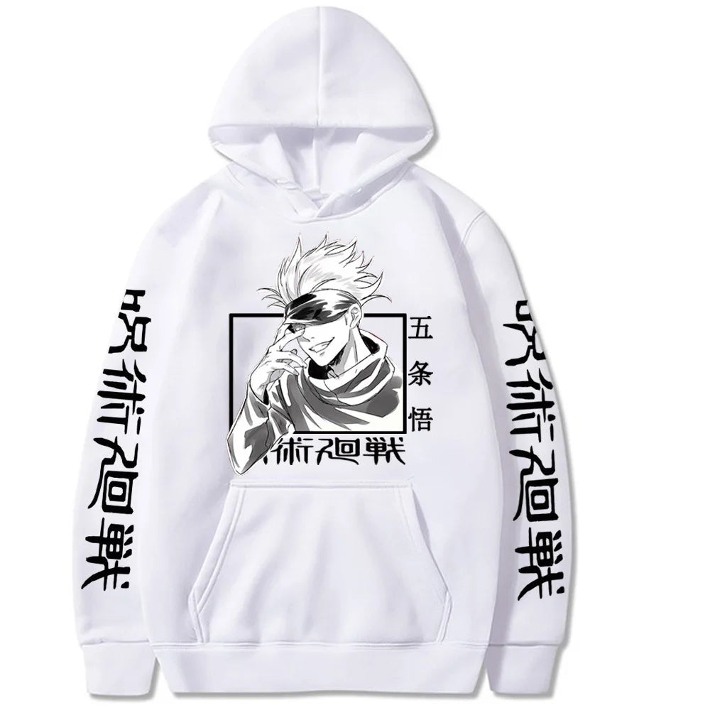 Japanese Manga Jujutsu Kaisen Satoru Gojo Men's Hoodie Sweatshirt Men Womnen Fashion Brand Design Pullover Men's Fleece Hoodies - Buy online at  Vibe In Cart.