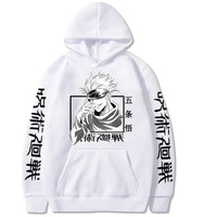 Japanese Manga Jujutsu Kaisen Satoru Gojo Men's Hoodie Sweatshirt Men Womnen Fashion Brand Design Pullover Men's Fleece Hoodies - Buy online at  Vibe In Cart.