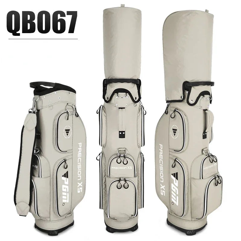 Golf Bag Waterproof Lightweight Nylon 128cm Height Large Capacity