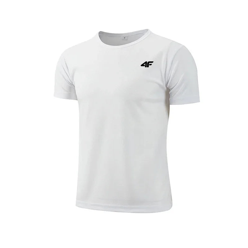 Men's Summer Exercise Trainning T-shirt High Quality Breathable Quick Dry Short Sleeved Top Marathon Gym Fitness Basketball Tees - Buy online at  Vibe In Cart.