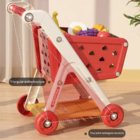 Shopping cart toy baby small trolley children play house fruit cut music kitchen supermarket men and girls Early Education toys - Buy online at  Vibe In Cart.