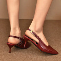 2026 New Summer Pointed Toe Women Sandals Fashion Singbacks Mules Shoes Ladies Elegant Thin Heel Stripper Party Sandalias - Buy online at  Vibe In Cart.