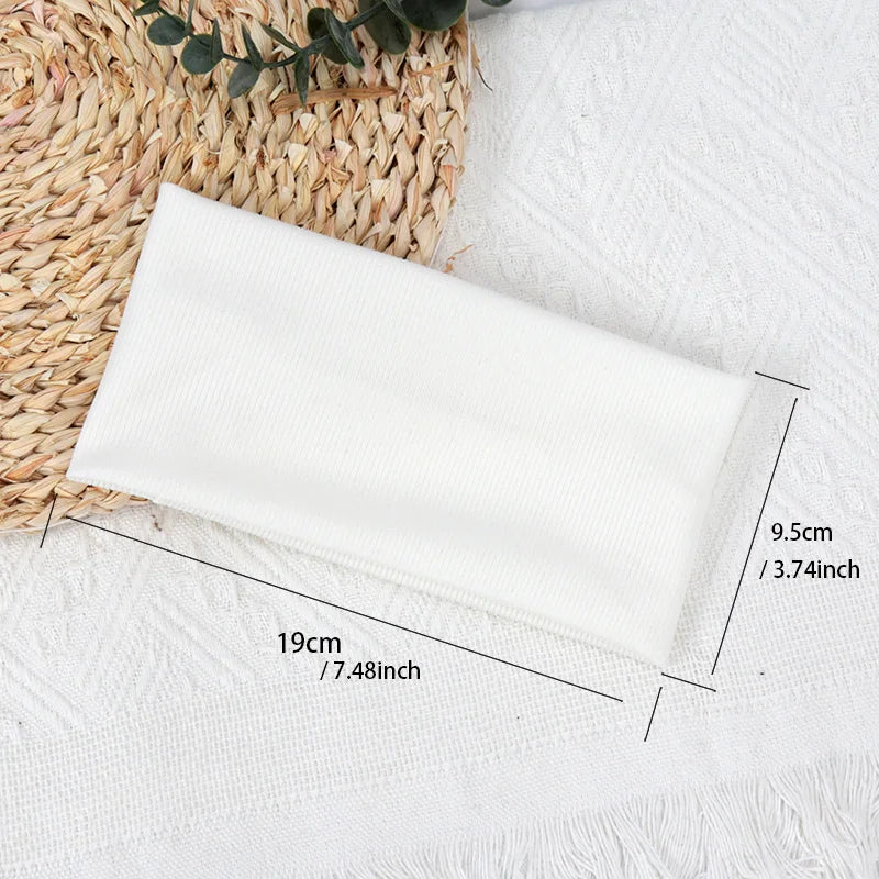 Elastic Solid Color Hair Bands for Women and Men Hairband Running Fitness Sports Yoga Headbands Girls Head Band Accessories - Buy online at  Vibe In Cart.