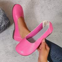 Popular flat sole single shoe round toe bean shoes 2024 new soft soled women's shoes large size single shoe grandmother shoes - Buy online at  Vibe In Cart.
