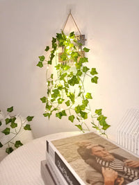 2Meter Fake Green Leaf Ivy Vine with LED Lights String for Home Bedroom Decor Wedding Glowing Artifical Plant Garland Home Decor - Buy online at  Vibe In Cart.