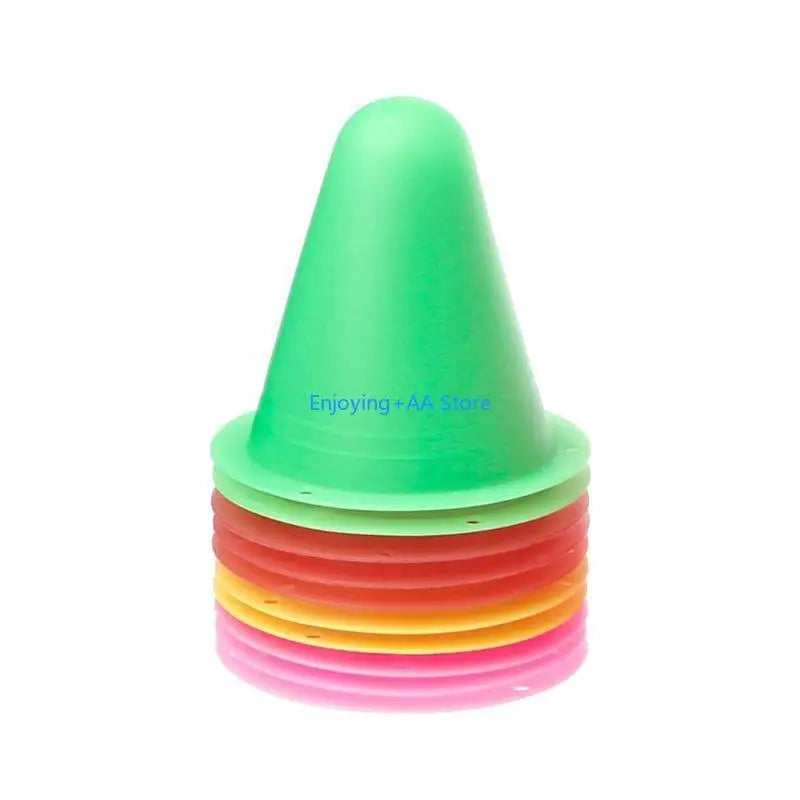 Y98F 10 Pcs Skate Marker Cones Roller Football Soccer Training Equipment Marking Cup - Buy online at  Vibe In Cart.