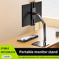 Adjustable VESA Monitor Stand for 10-20 Inch Screens with 360 Degree Swivel