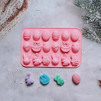 Easter Silicone Mold Cake Chocolate Cookie Baking Mould Rabbit Colored Holiday Decoration Kitchen Bakeware - Buy online at  Vibe In Cart.