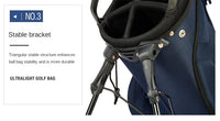 Unisex Lightweight Multifunctional Nylon Golf Stand Bag