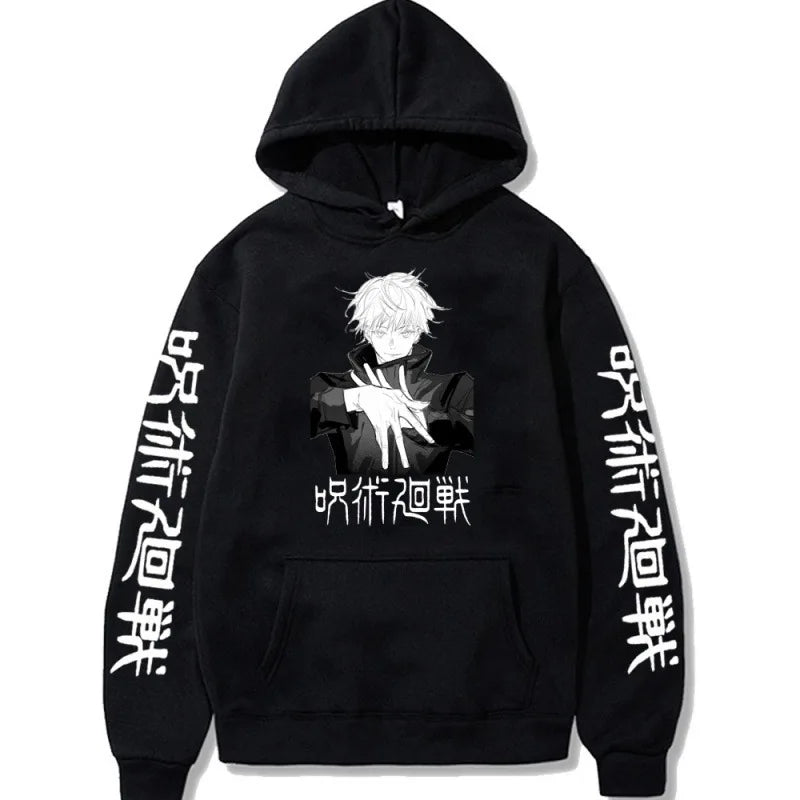 Japanese Manga Jujutsu Kaisen Satoru Gojo Men's Hoodie Sweatshirt Men Womnen Fashion Brand Design Pullover Men's Fleece Hoodies - Buy online at  Vibe In Cart.
