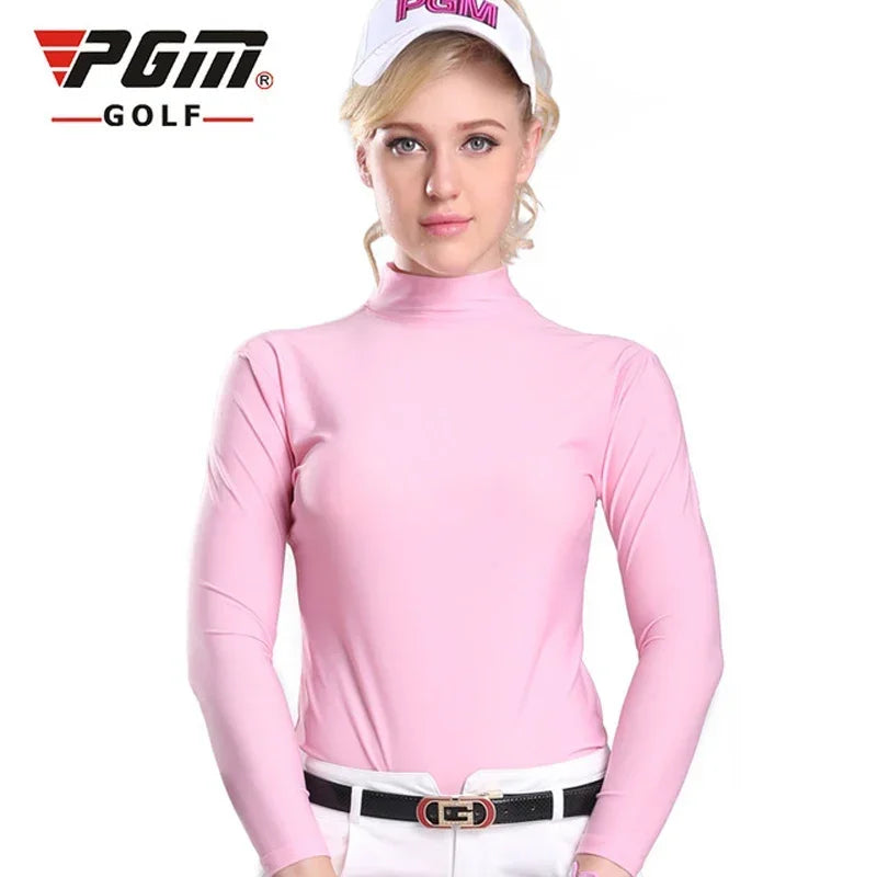 PGM Golf Ice Silk Bottom Coat Shading Sunscreen Long-sleeved T-shirt Ice Silk Shirt Summer Ultra-thin Cool Money YF001 - Buy online at  Vibe In Cart.