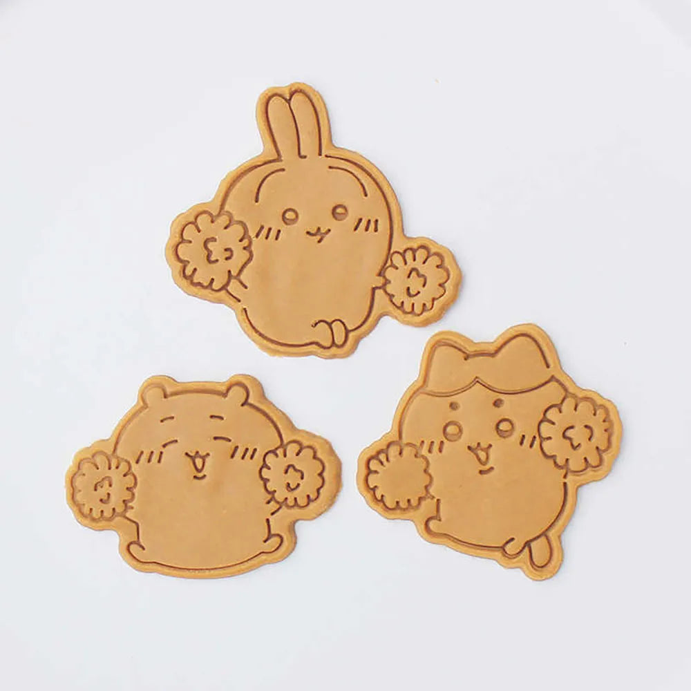 Cartoon Doll Cookie Cutters Pressable Biscuit Mold DIY Kitchen Baking Pastry Bakeware - Buy online at  Vibe In Cart.