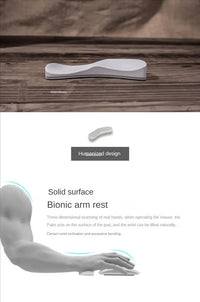Ergonomic Silicon Gel Non-Slip Mouse Pad with Wrist Rest