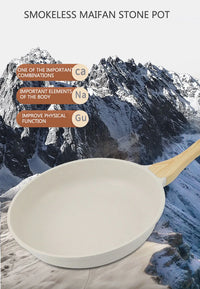 Durable Frying Pan Wok Pan Non-stick Ceramic Pot Induction Gas Stove Universal Cookware Steak Cooking Saucepan Nonstick Pan - Buy online at  Vibe In Cart.