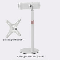 Height Adjustable VESA Portable Monitor Stand for Up to 18-Inch Monitors