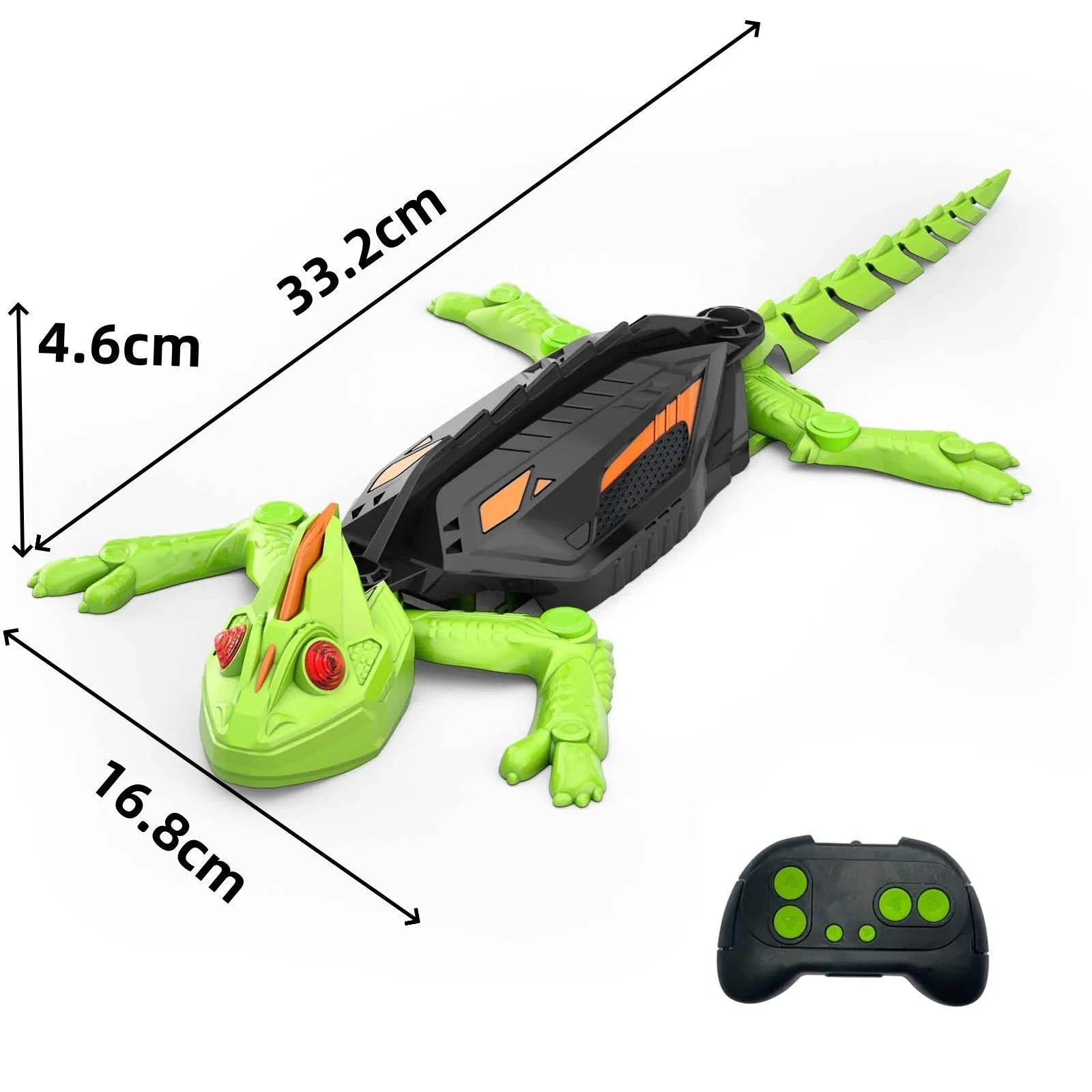 RC Wall Climbing Gecko Toys Biomimetic Crawling Insect Prank Toy Kids Remote Control Electric Robot Lizard Bionic Novelty Gift - Buy online at  Vibe In Cart.