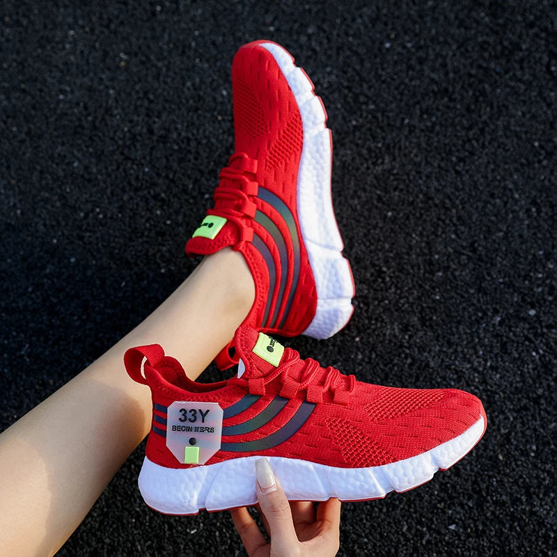 Men's Breathable Lightweight Mesh Casual Sneakers for Running