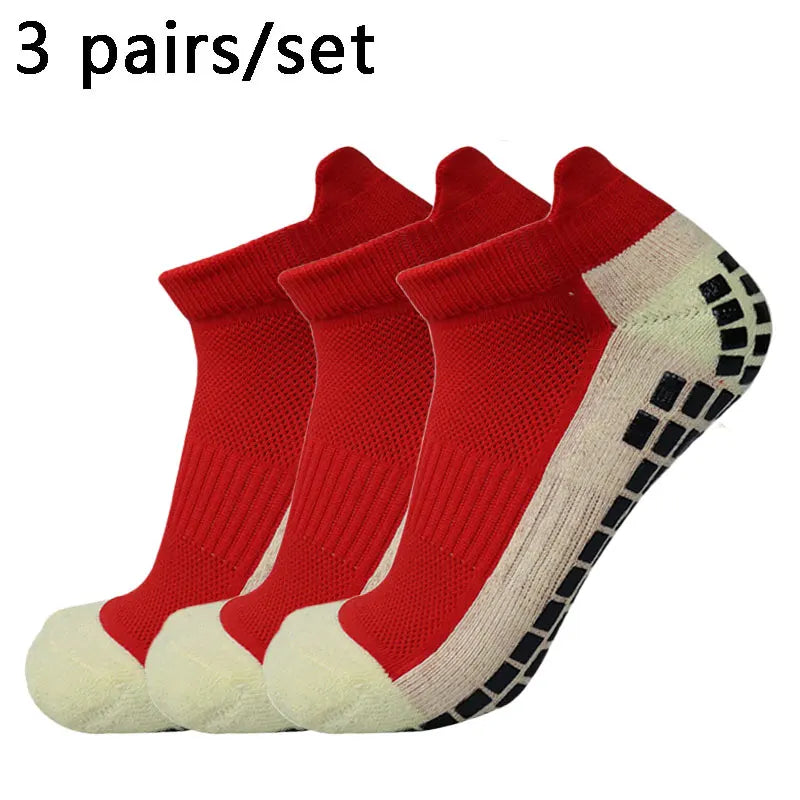 3 pairs New Men Women Football Socks Short Sports Silicone Non-Slip Grip Soccer Socks calcetines hombre  futbol - Buy online at  Vibe In Cart.