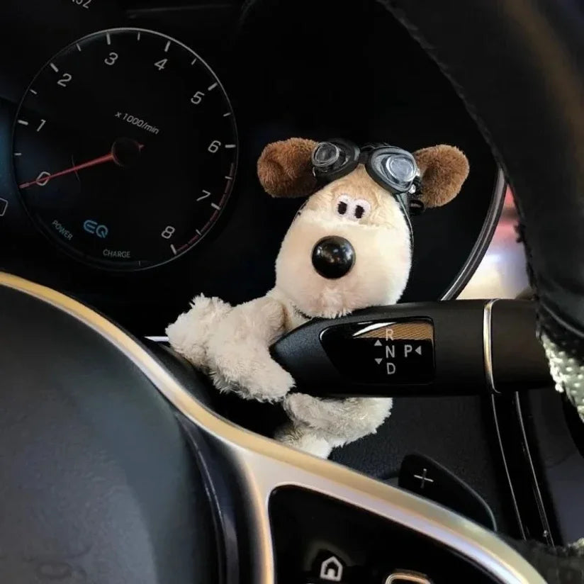 1pcs Plush Ornaments Car Interior Supplies Car Decoration Dolls Pilot Dog Creative Accessories for  Huai Gua Auto Door Dashboard - Buy online at  Vibe In Cart.