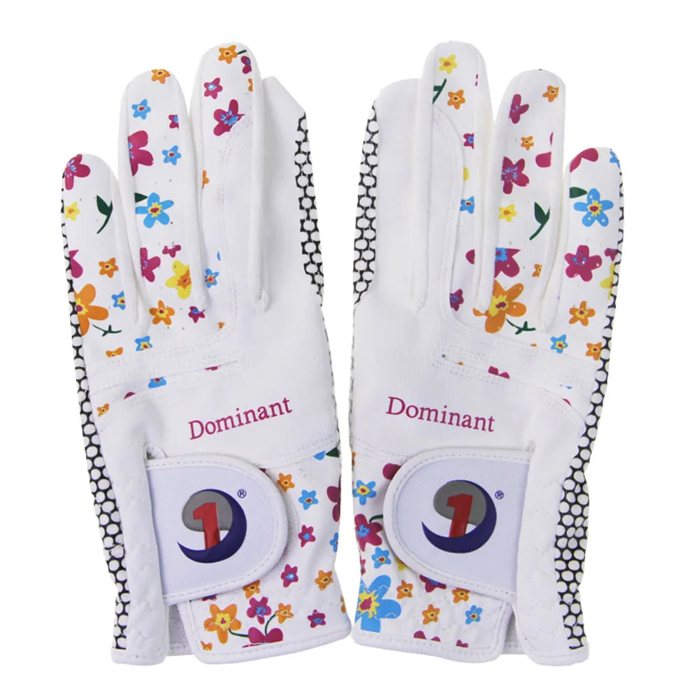 Pair of Women's Warm PU Leather Winter Golf and Driving Gloves