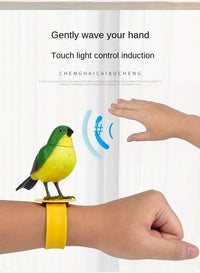 Simulated Electronic Singing Bird Toy with Motion and Sound Control