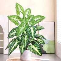 60-107cm Artificial Flowers Calla Lily Horseshoe Leaf Turtle Leaf Bobcat Leaf Fake Plant Ornamental Holiday Home Decoration - Buy online at  Vibe In Cart.