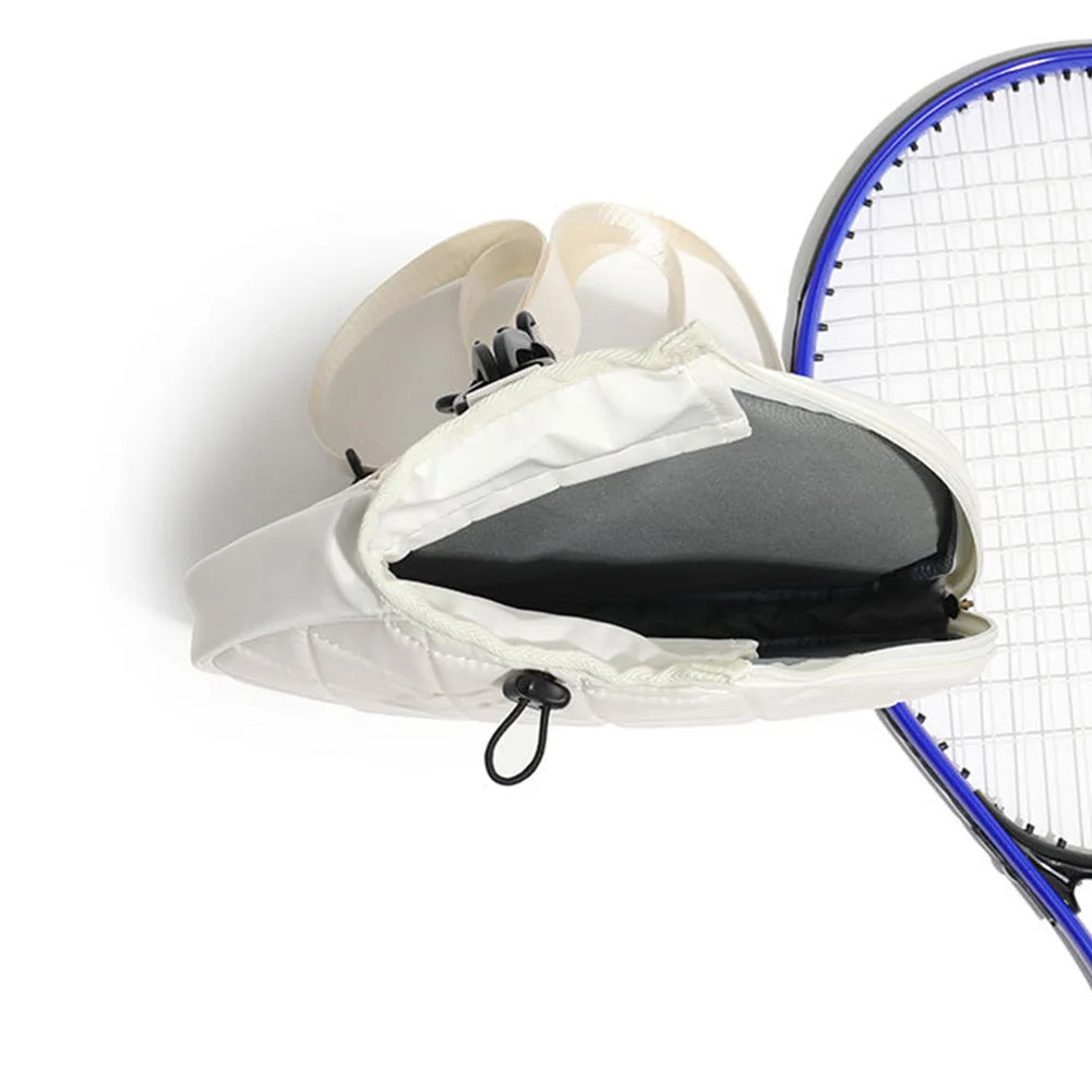 Tennis Racket Carrying Bag Waterproof Portable Badminton Racquet Bag Zipper Closure Tennis Racquet Crossbody Bag for Women Men - Buy online at  Vibe In Cart.