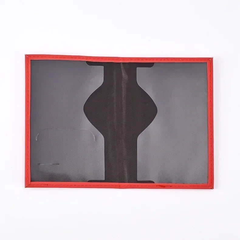Slim Polyester Passport Cover Travel Wallet Card Case