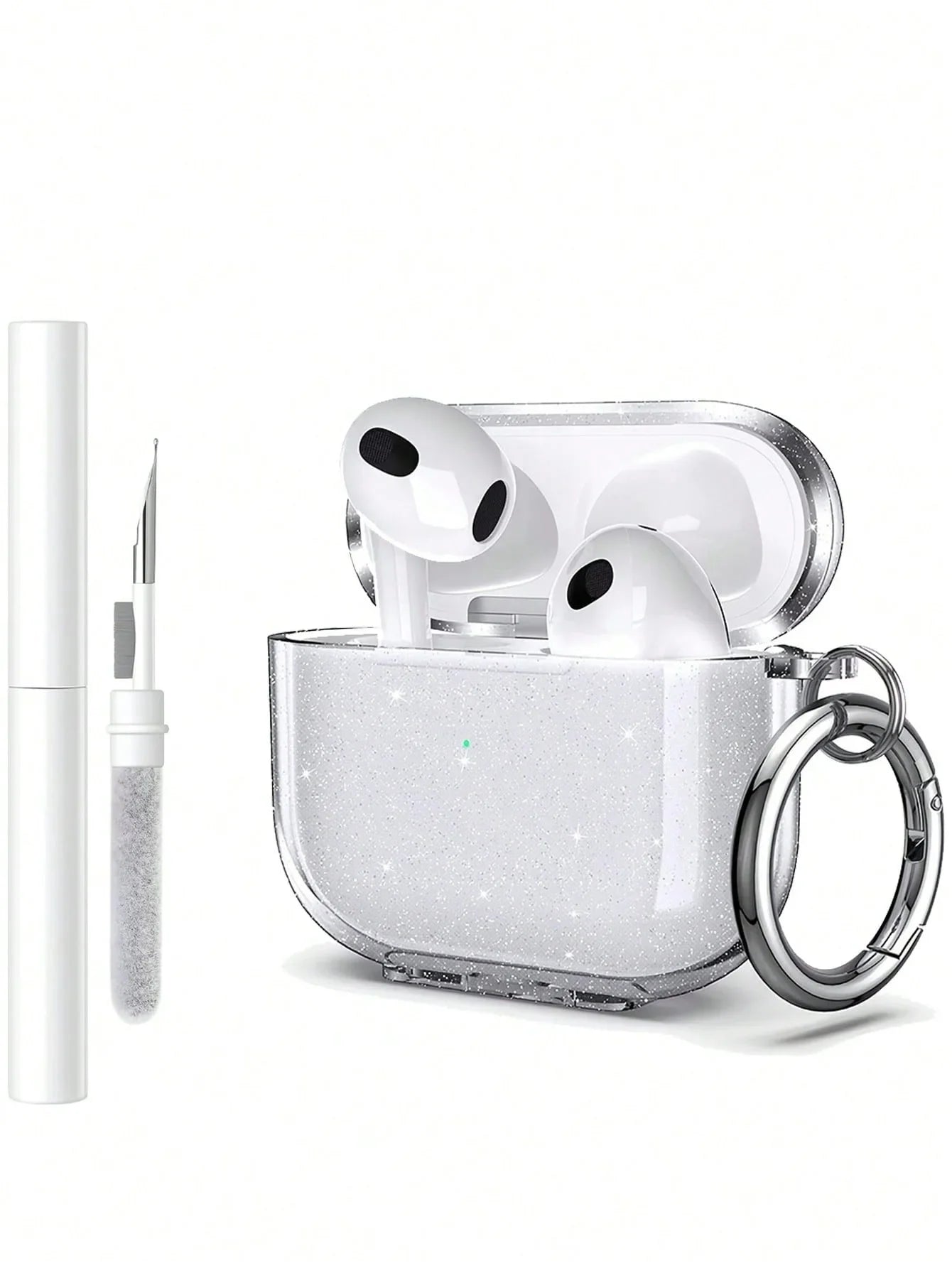 Wireless Earphone Protective Case in Silicone and TPU with Cleaner Kit