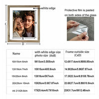 Custom Photo Wooden Picture Frame For Walls 10X15 15X20 20X25 A4 Vintage Photo Frame Stand For Pictures Commemorative Gift - Buy online at  Vibe In Cart.