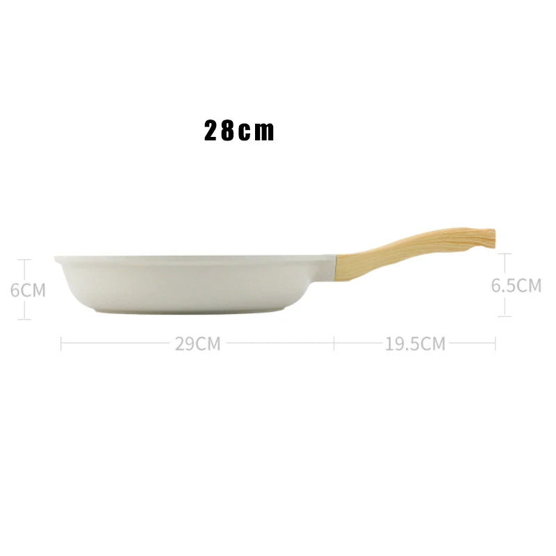 28cm Ceramic Non-Stick Frying Pan for Gas and Induction