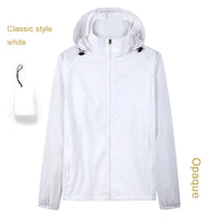 Hooded UV Waterproof Nylon Golf Jacket Unisex Foldable