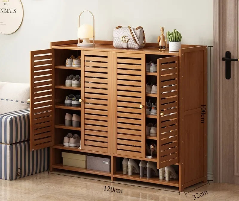 Wall Mounted Multi-Layer Shoe Rack for Home Storage