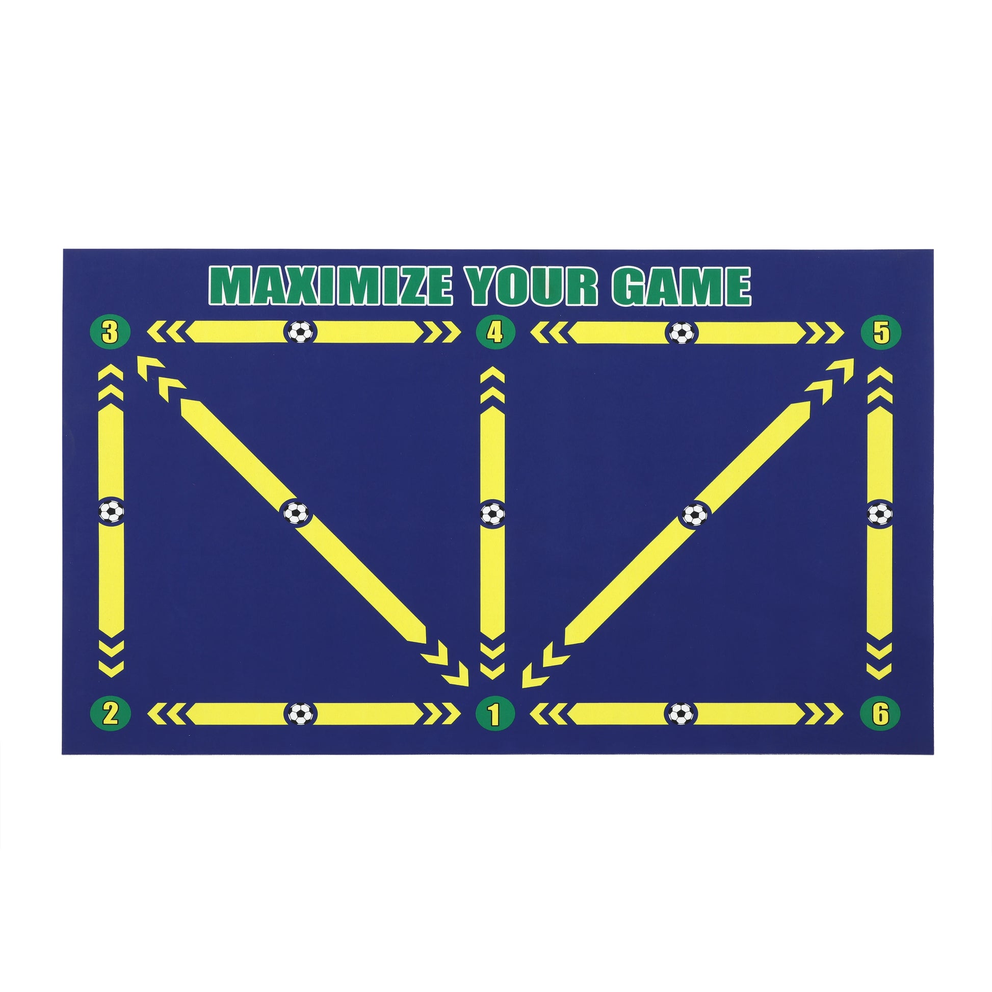 Thick Soccer Training Mat 60x90cm Durable Non-Slip Foldable for Indoor Outdoor