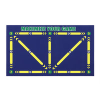 Thick Soccer Training Mat 60x90cm Durable Non-Slip Foldable for Indoor Outdoor