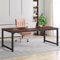 Tribesigns Modern Computer Desk 70.8 inch Large Executive Office Desk Study Writing Desk Workstation Computer Table - Buy online at  Vibe In Cart.