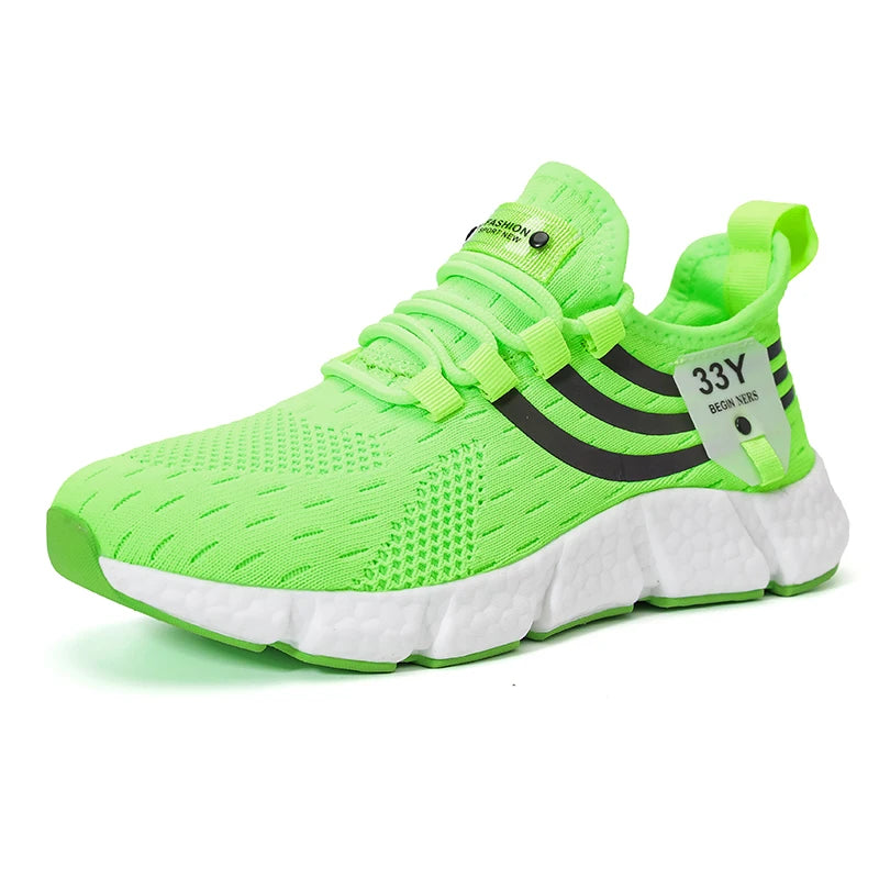 Men's Breathable Lightweight Mesh Casual Sneakers for Running