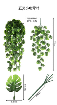 80cm Persian fern Leaves Vines Home Room Decor Hanging Artificial Plant Plastic Leaf Grass Wedding Party Wall Balcony Decoration - Buy online at  Vibe In Cart.