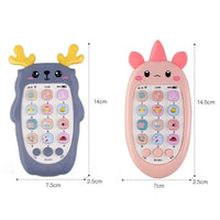Baby Phone Toys Bilingual Telephone Teether Music Voice Toy Early Educational Learning Machine Electronic Children Gift Baby Toy